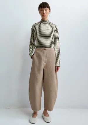 Padded Curved Pants, Toasted