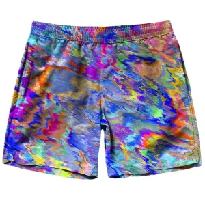 Paint Splatter Shorts