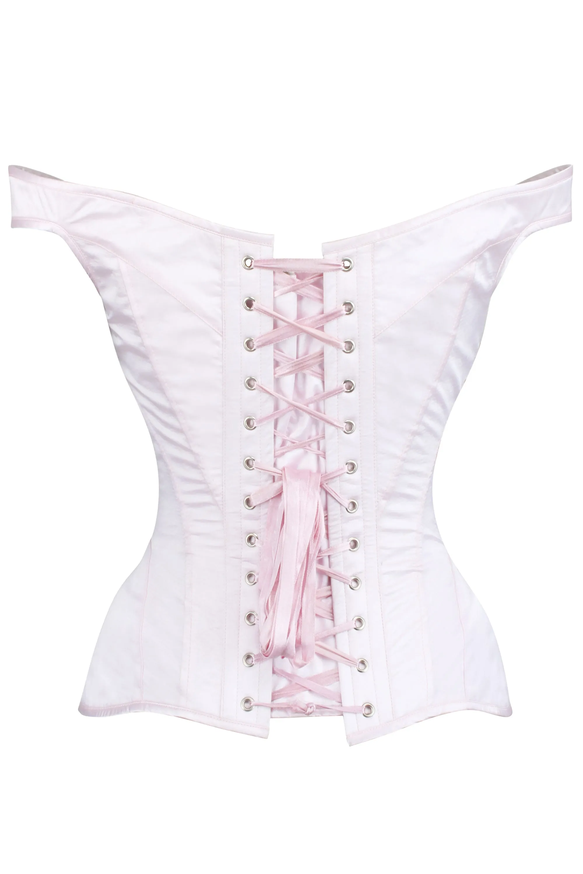 Pale Pink Sleeved Corset