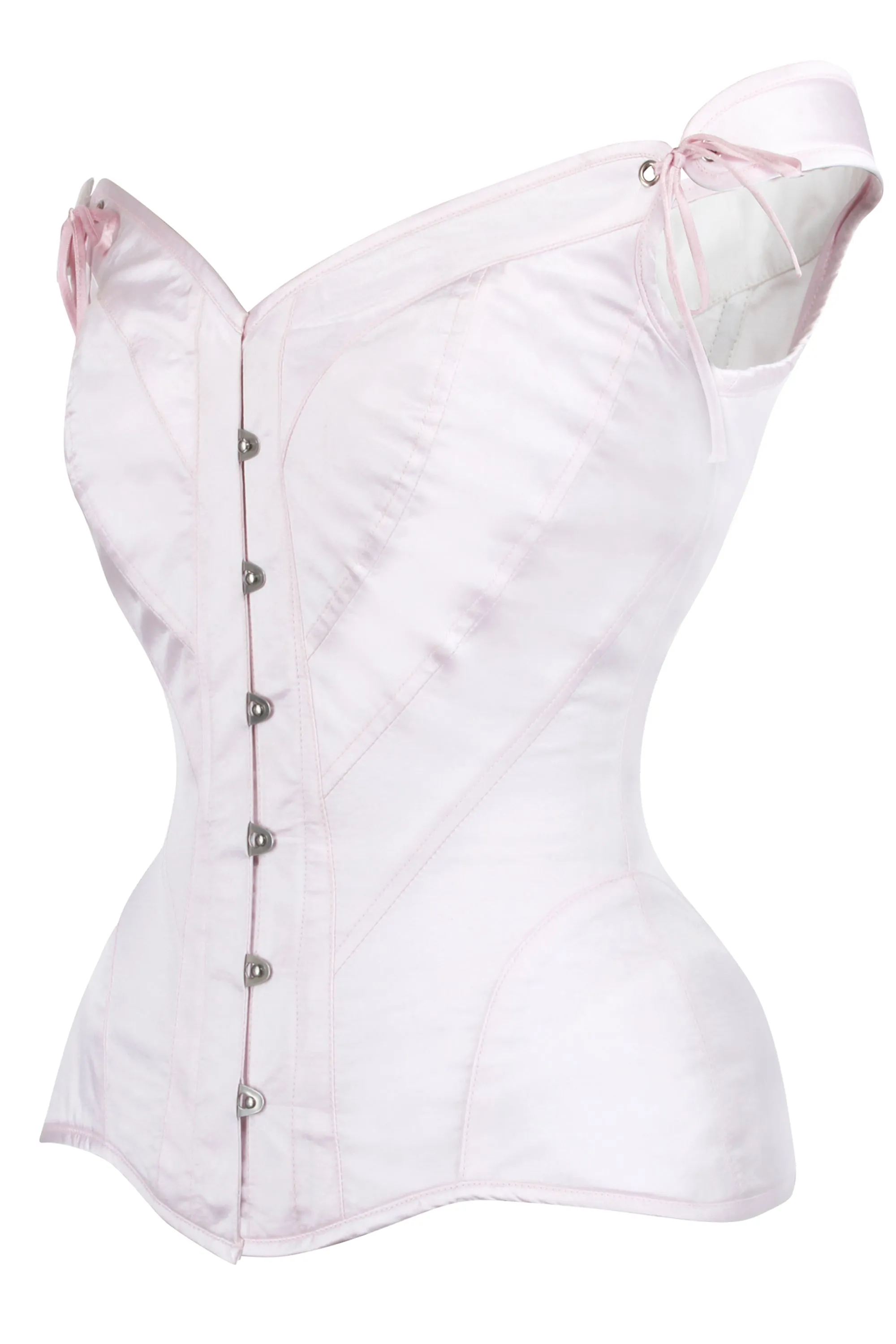 Pale Pink Sleeved Corset