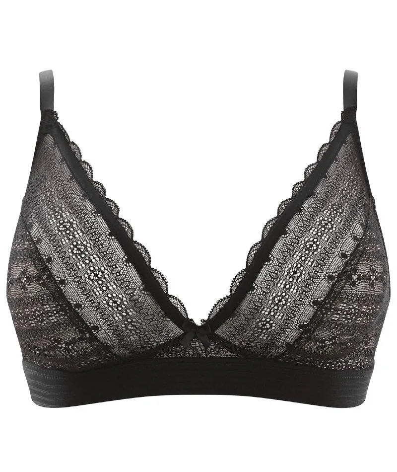 Panache Lyzy Vibe Triangle Wire-free Bra  - Black