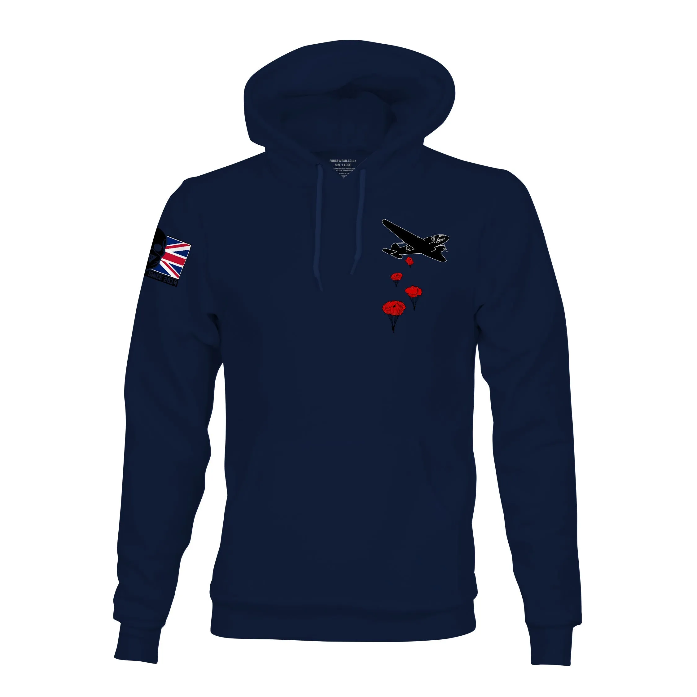 PARA DROP POPPIES TAG HOODIE