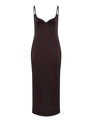 Paris Georgia Heart Dress in Chocolate