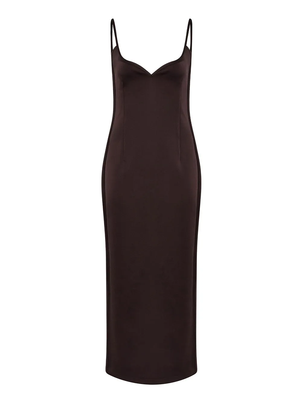 Paris Georgia Heart Dress in Chocolate