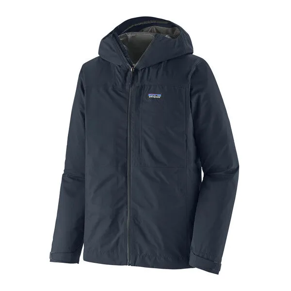 Patagonia - M's Boulder Fork Rain Jkt - Smolder Blue