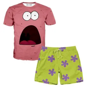 Patrick T-Shirt And Shorts Rave Outfit