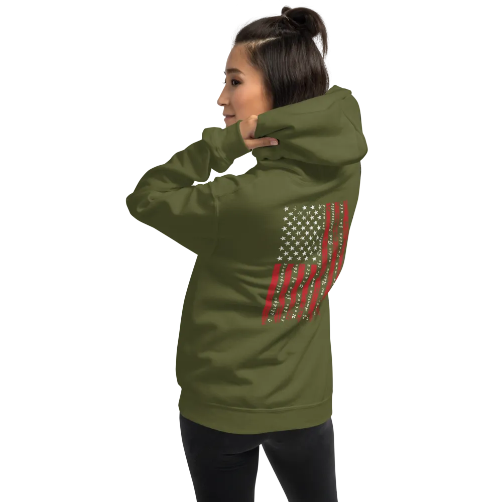 Patriot Pledge of Allegiance Hoodie