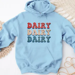 Patriotic Star Dairy Hoodie (S-3XL) Unisex - Multiple Colors!