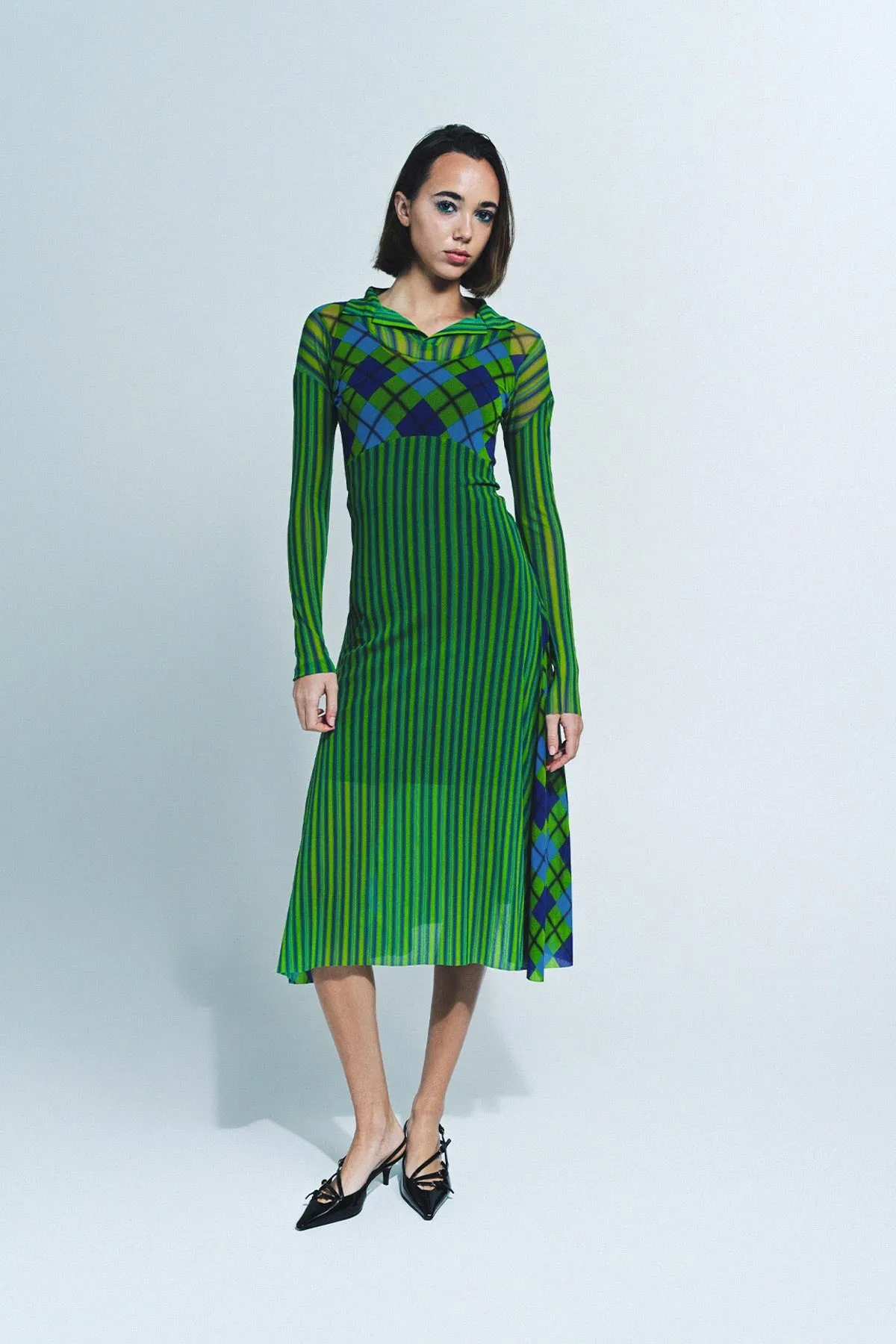 PAULA CANOVAS DEL VAS | POLO MESH DRESS
