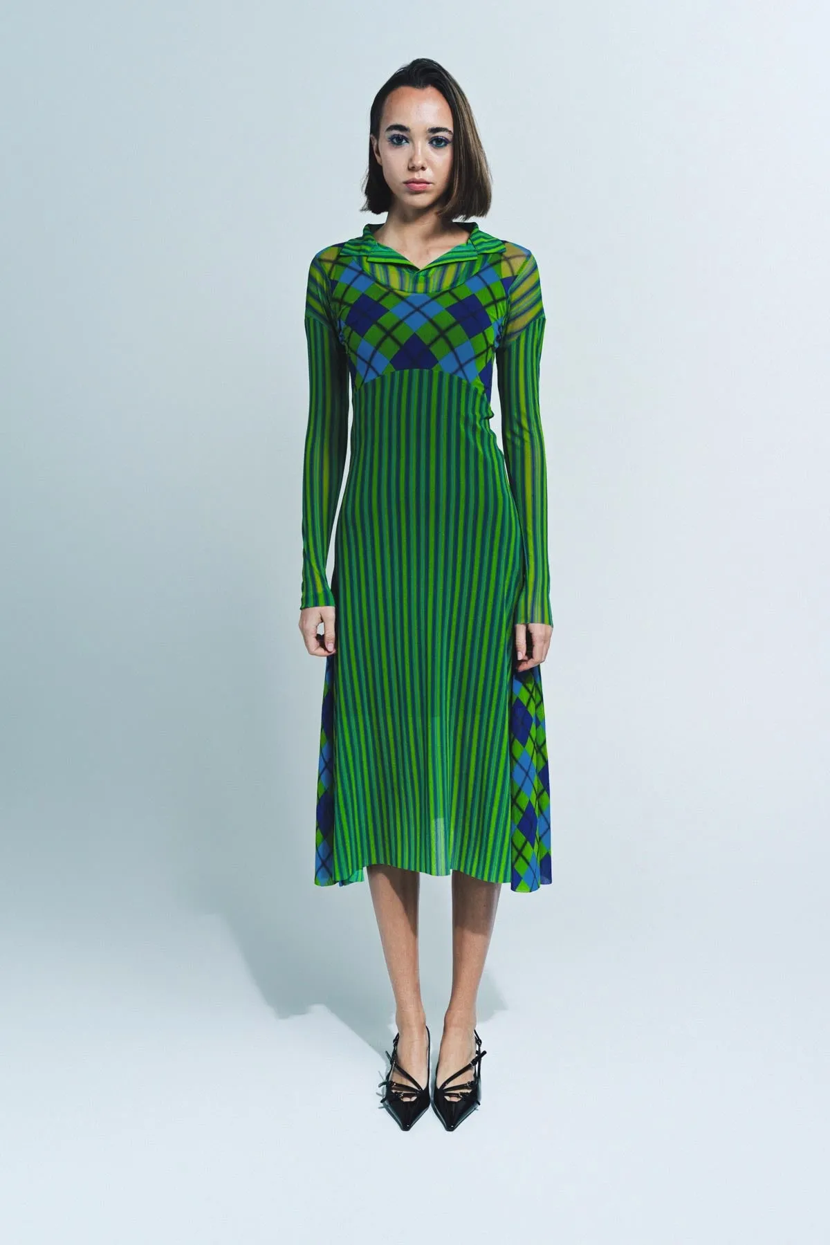 PAULA CANOVAS DEL VAS | POLO MESH DRESS