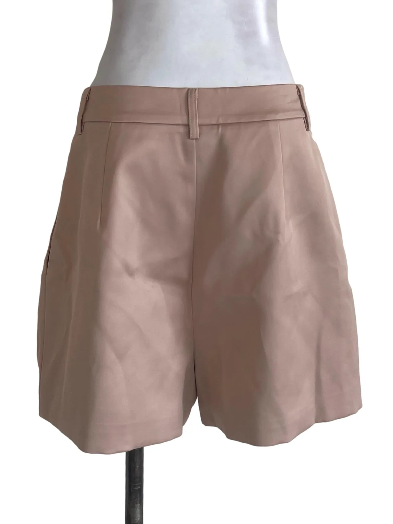 Peach Silk Shorts
