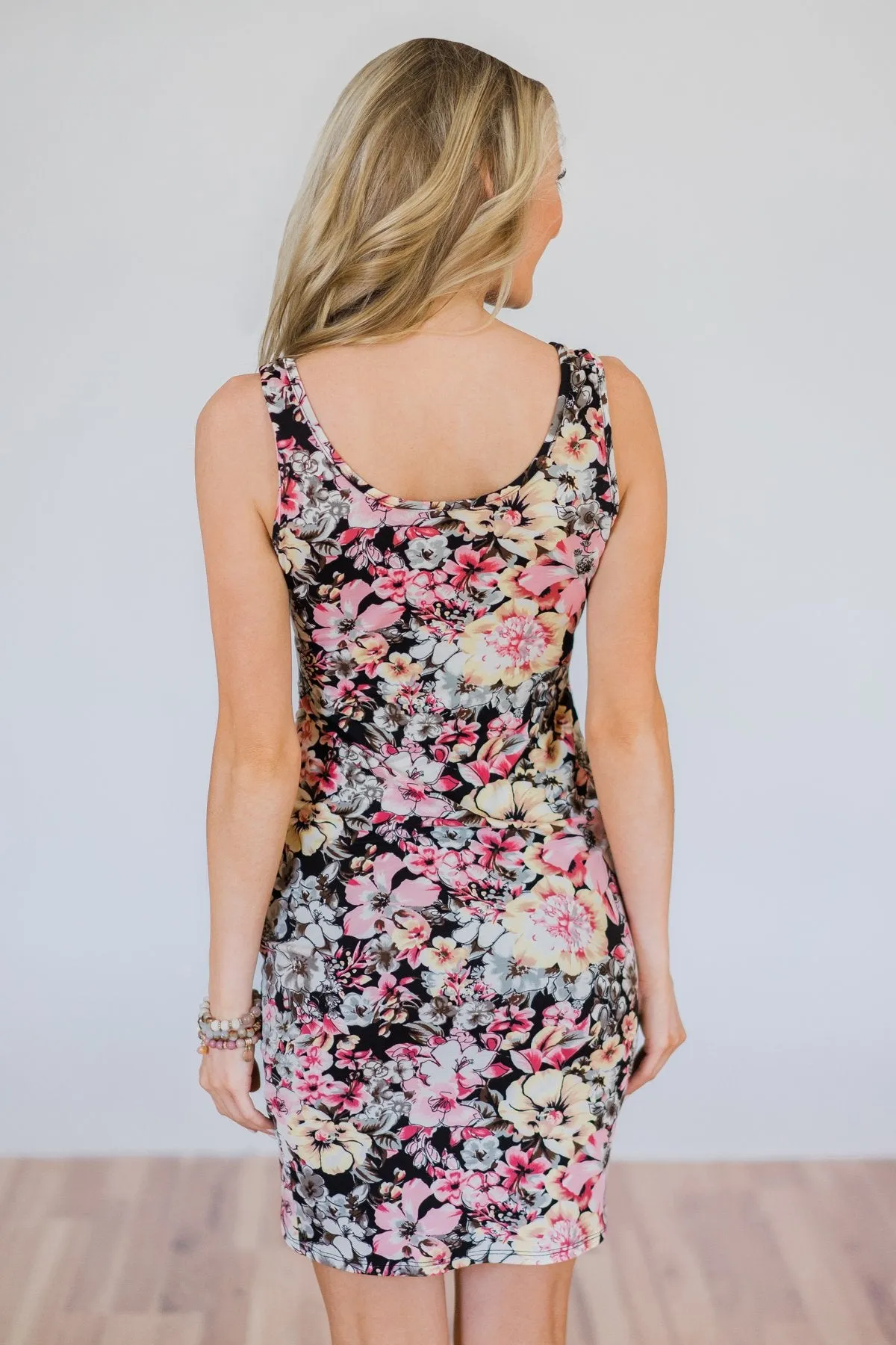Petal Perfection Dress- Black