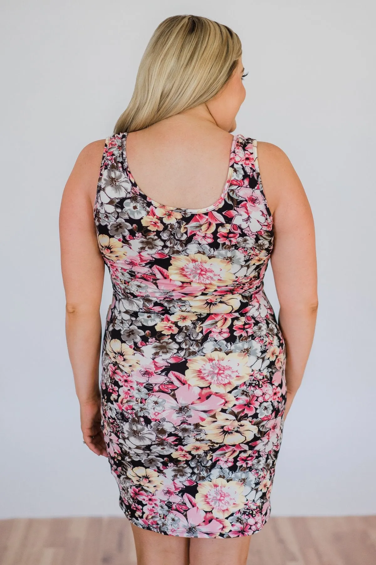 Petal Perfection Dress- Black