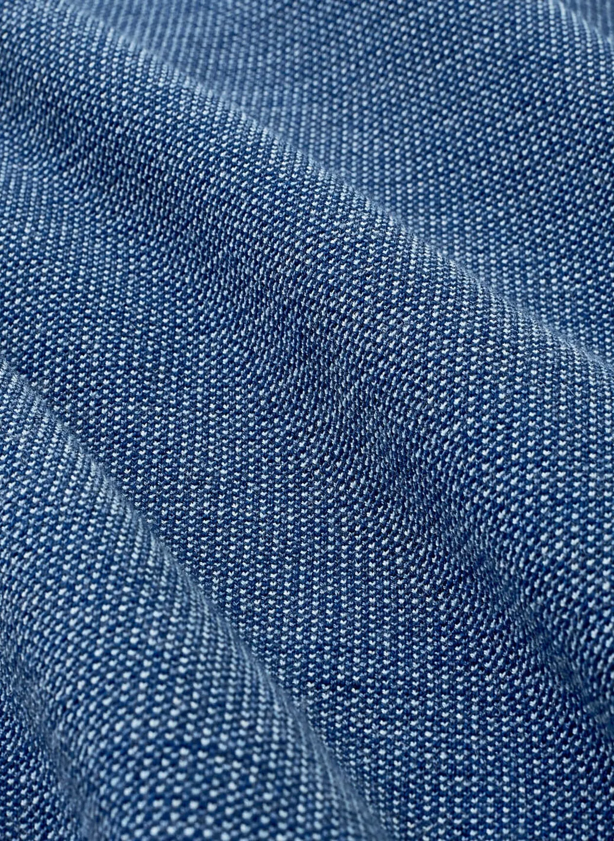 Peter Millar Mens Classic Fit Breaker Birdseye Quarter-Zip - OCEAN BLUE