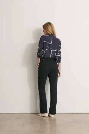 PINORSET ELASTICATED BACK STRAIGHT TROUSERS