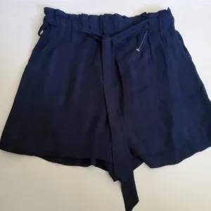 Polo Ralph Lauren High Waist Semi Sheer Shorts Size S Navy Blue New