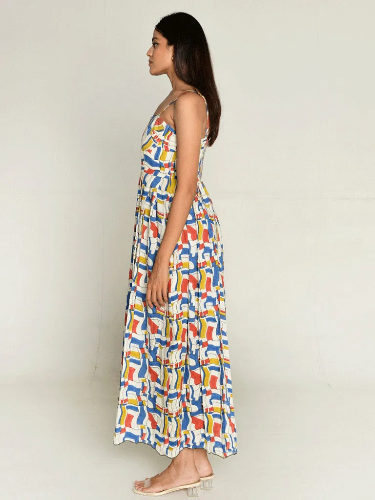 Ponzo Halter Neck Maxi