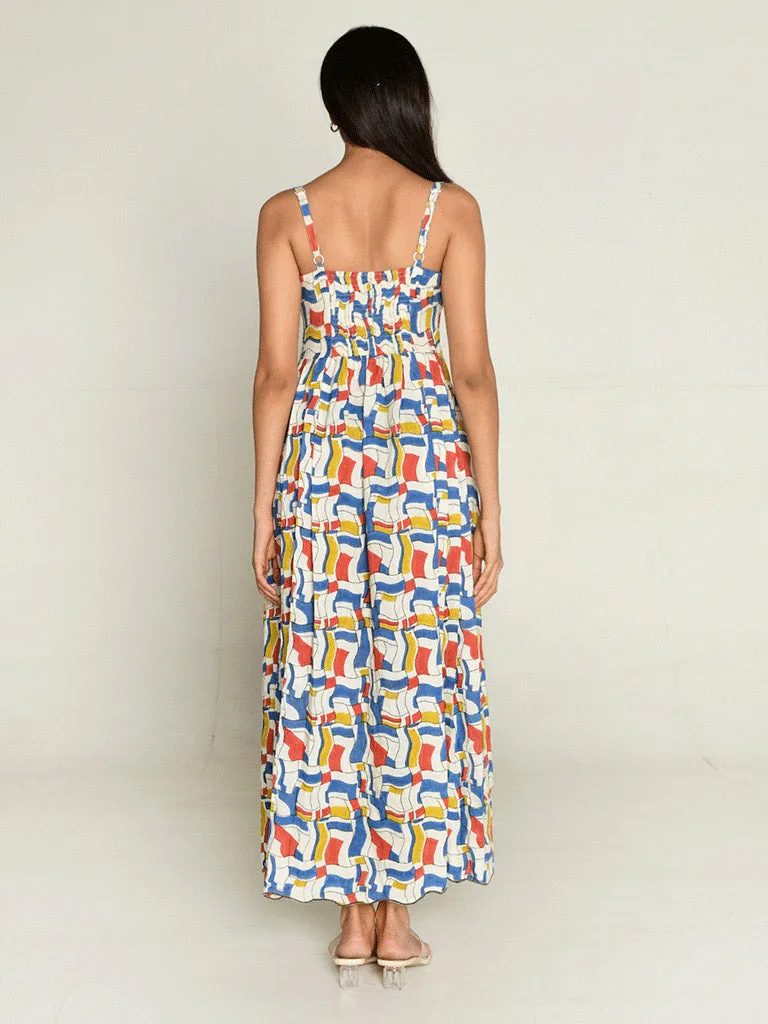 Ponzo Halter Neck Maxi