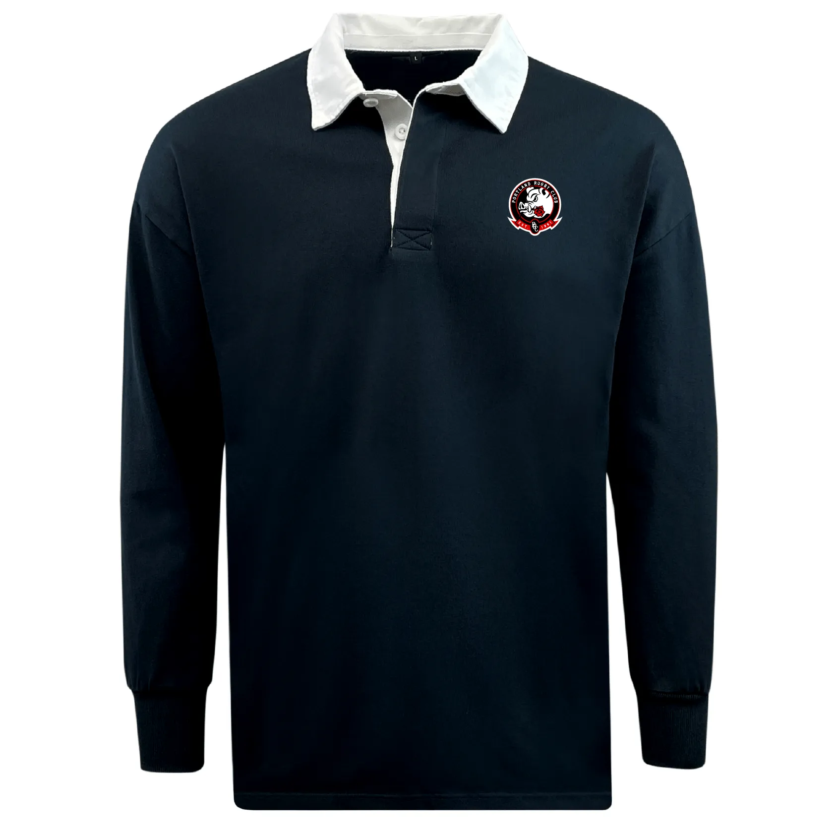Portland Rugby Classic Long Sleeve Solid Rugby Jersey