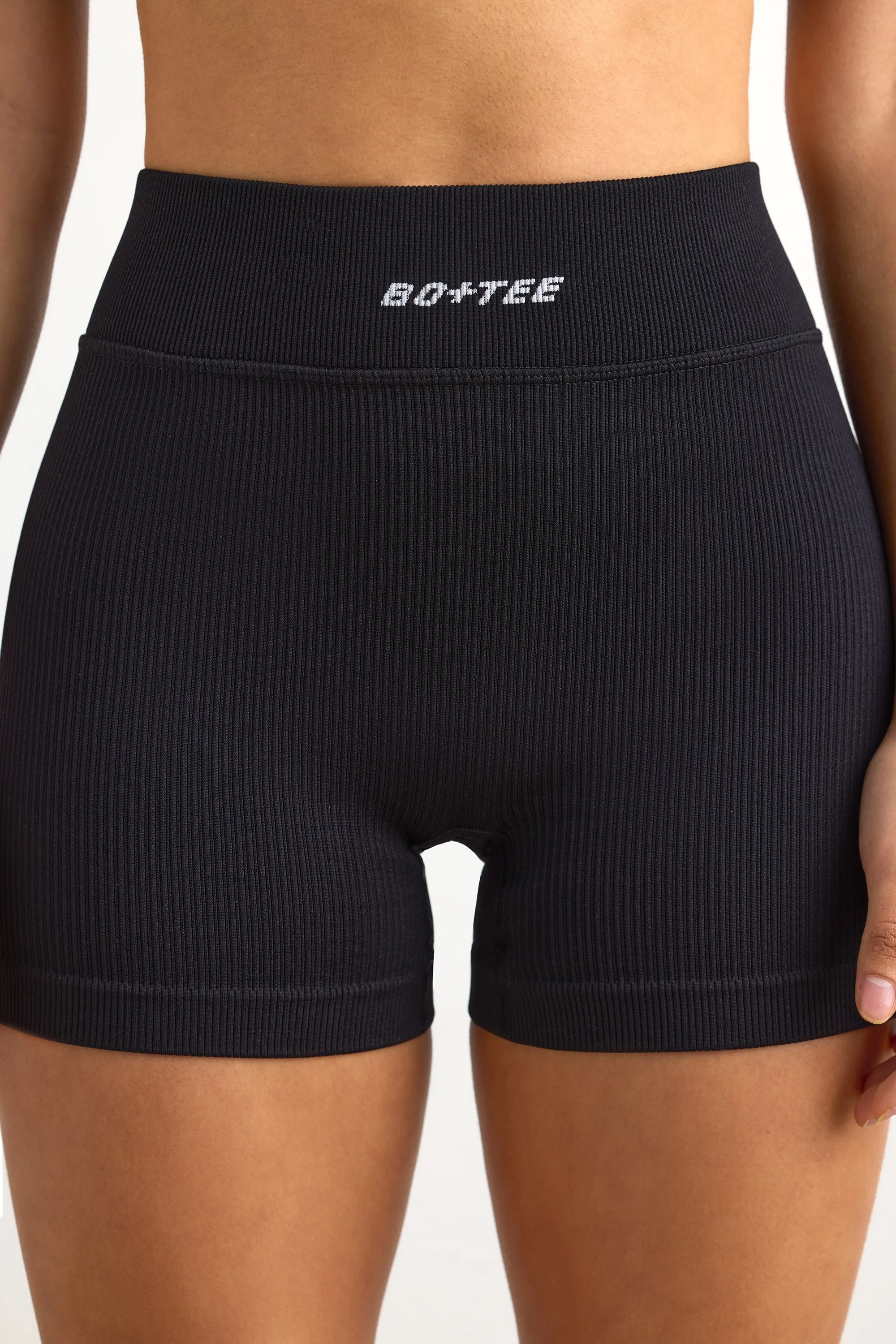 Precision - FlexiRib Mini Shorts in Black