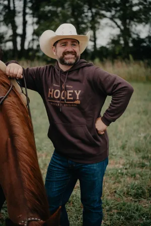 'Premium 2.0' Men's Hooey Brown Hoodie (XXL only)