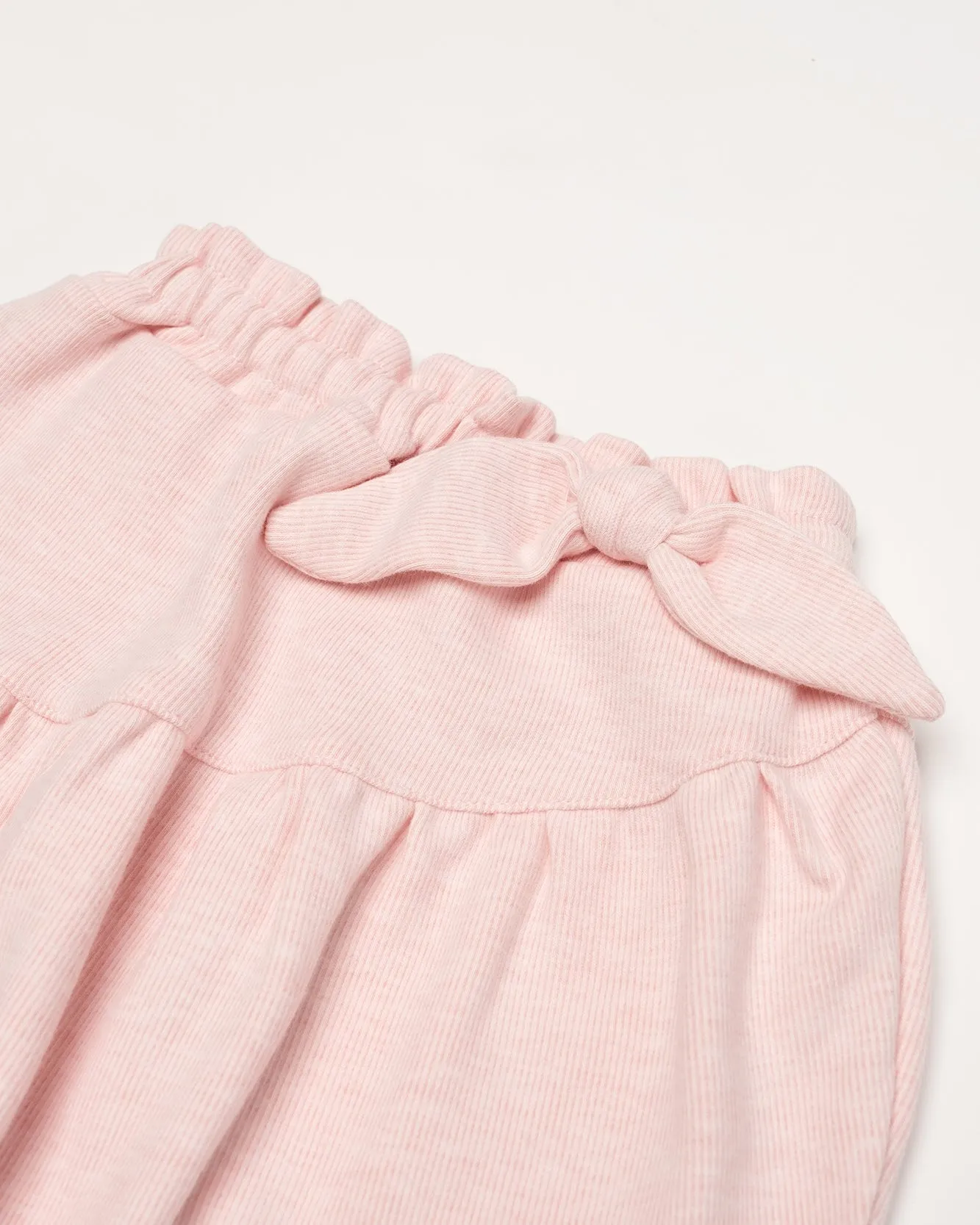 Puffy Ruffle Trim Pants