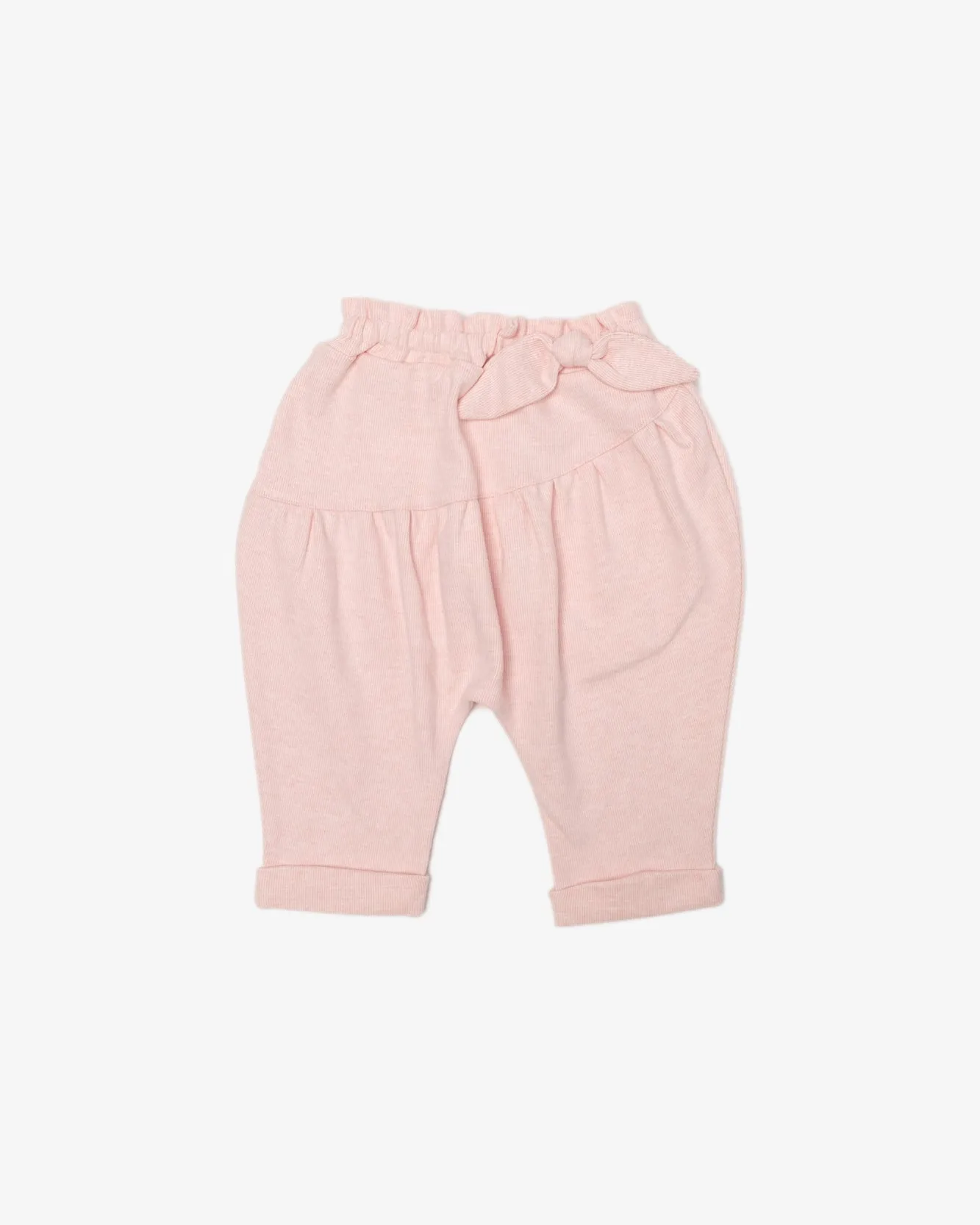 Puffy Ruffle Trim Pants