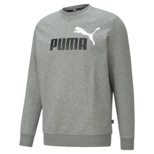 Puma Mens Essential Big Logo Fleece Crew