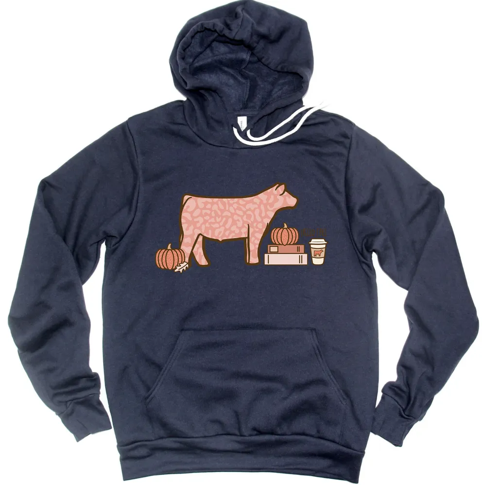 Pumpkin Spice Steer Hoodie (S-3XL) Unisex - Multiple Colors!