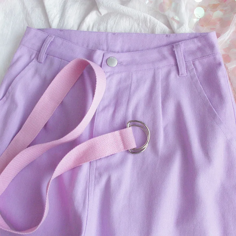 "CUTE PURPLE STAR" PANTS K081802