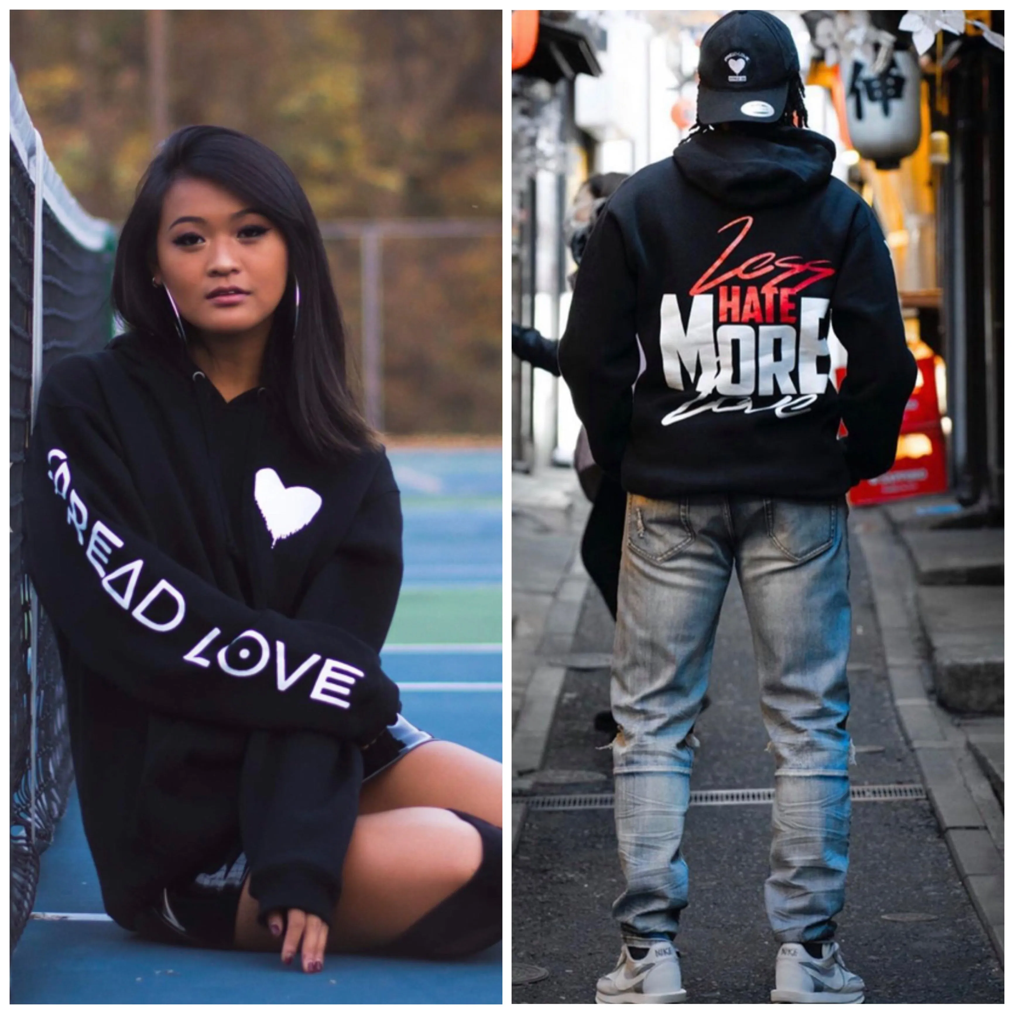 "Less Hate MORE LOVE" Hoodie