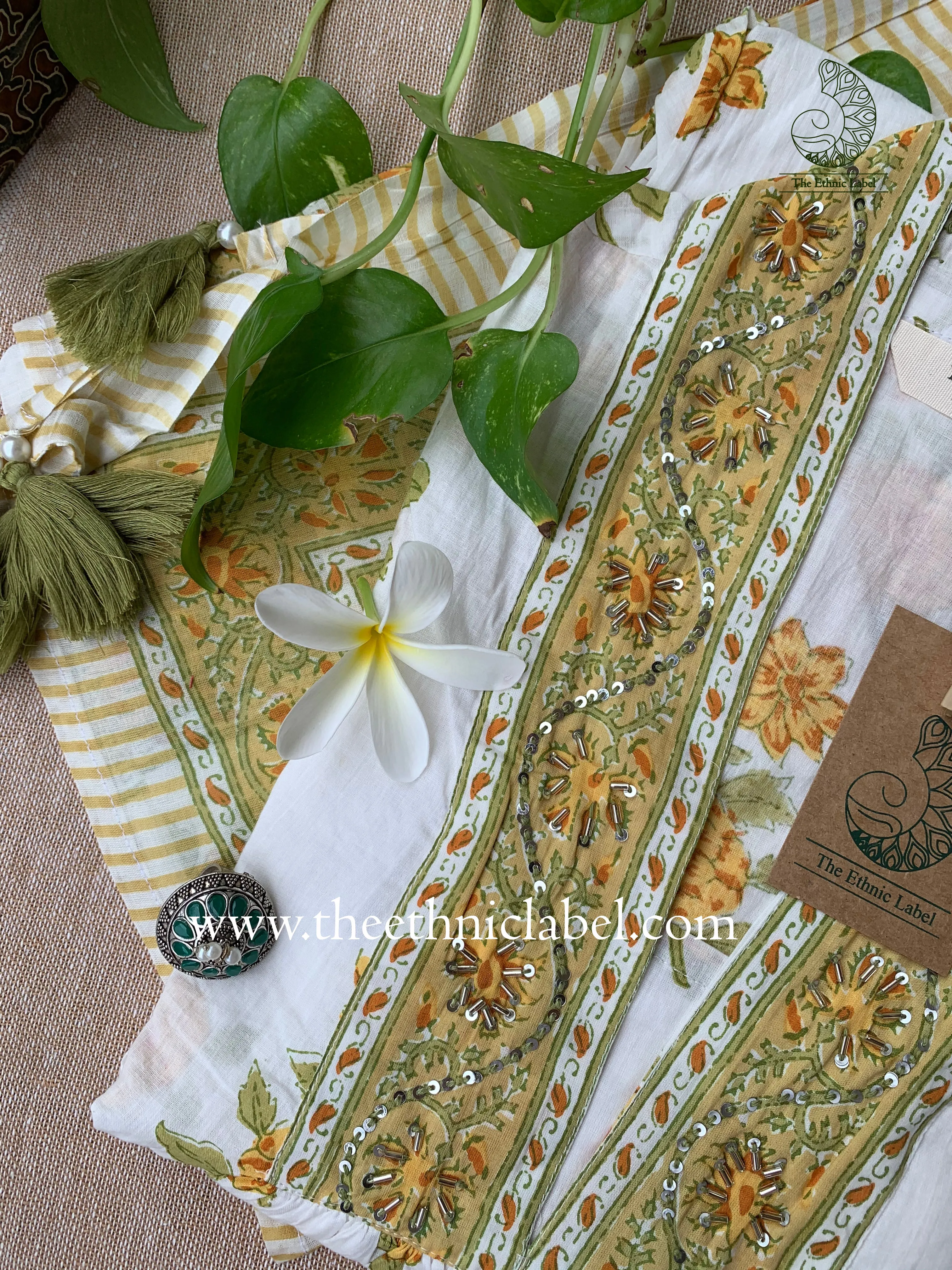 "Nimrat" Cotton Suit Set (3pc)