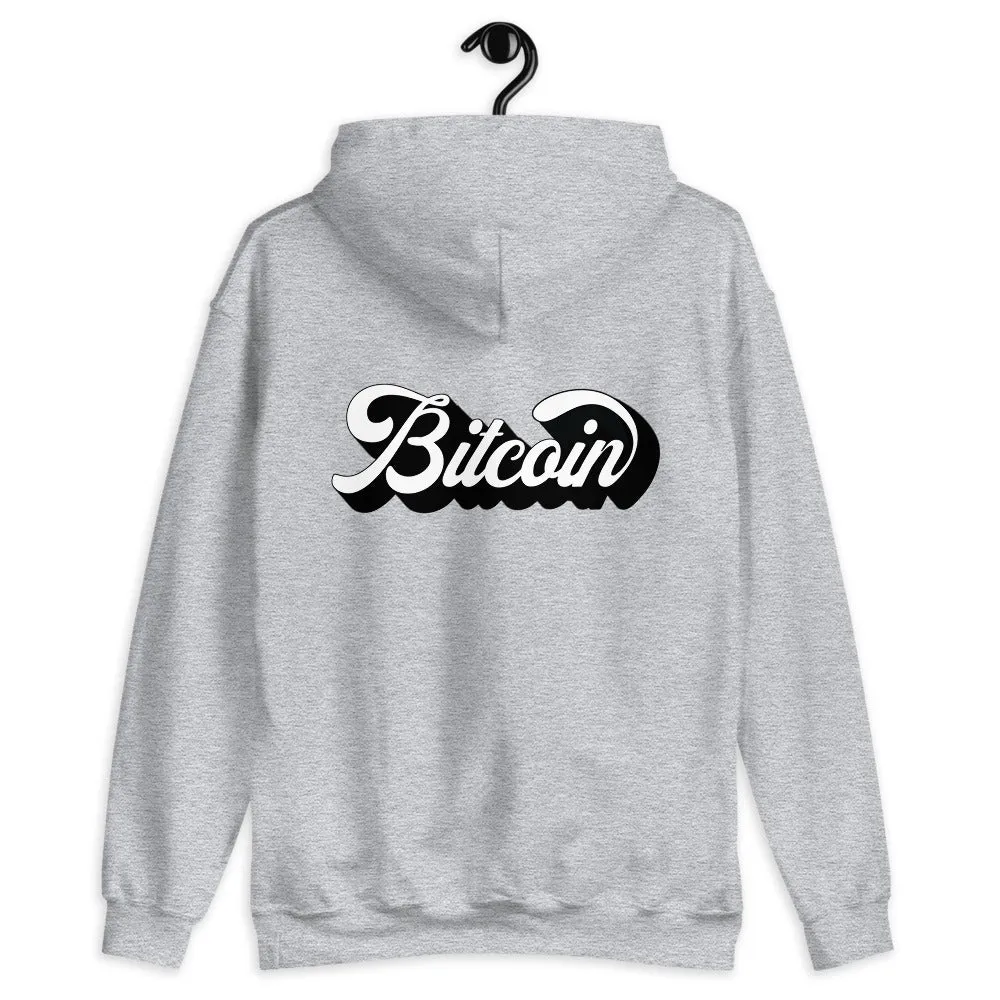 "Vintage Bitcoin" Mens Hoodie
