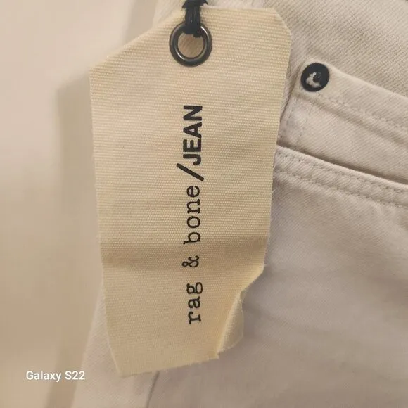 rag &amp; bone white cut off jean shorts. NWT. Size: various