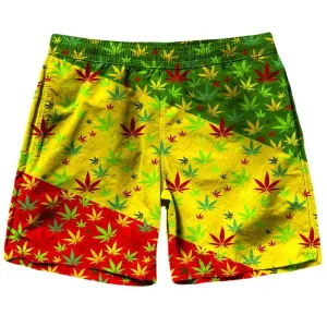 Rasta Weed Shorts