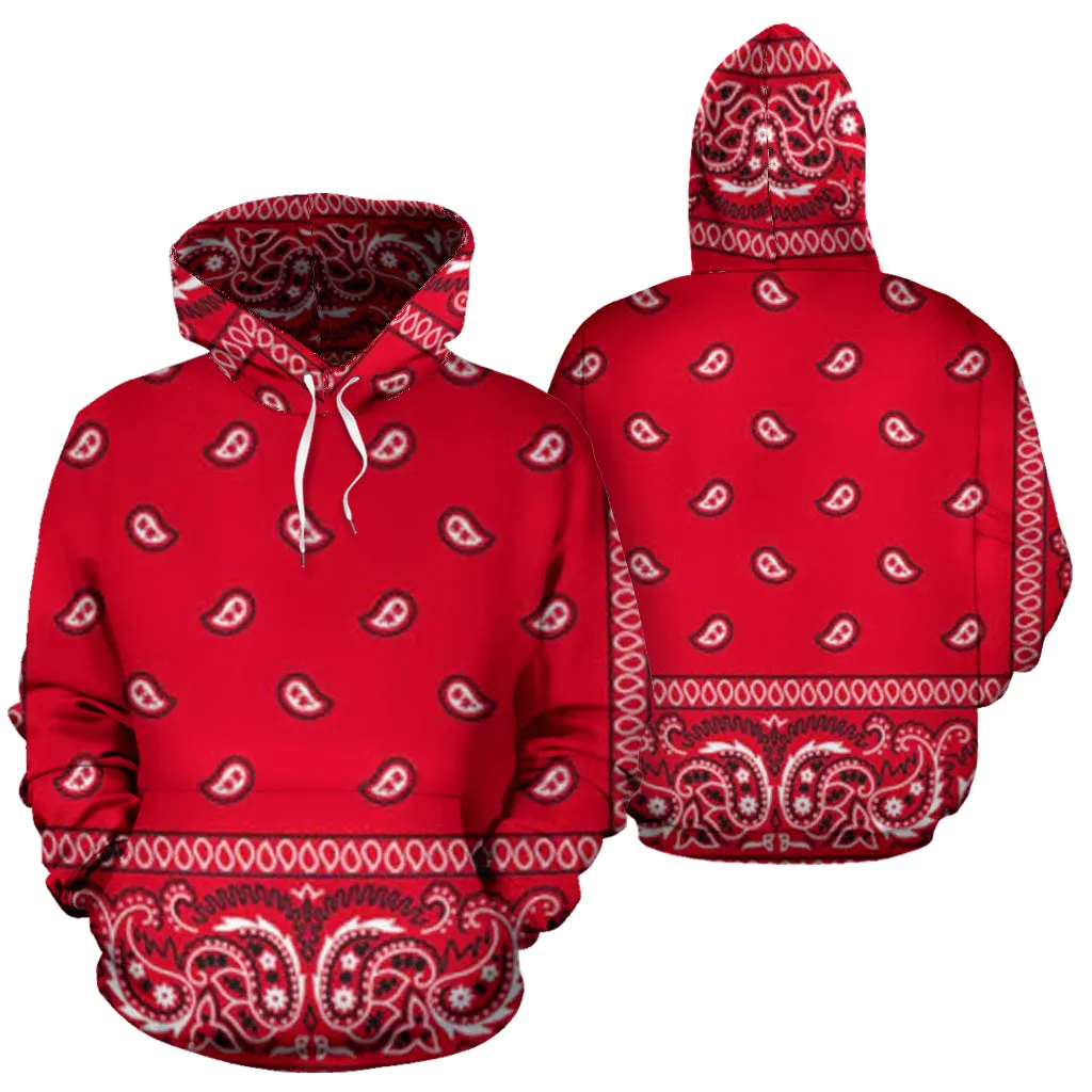 Red Bloods Bandana Hoodie