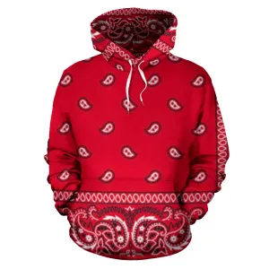 Red Bloods Bandana Hoodie