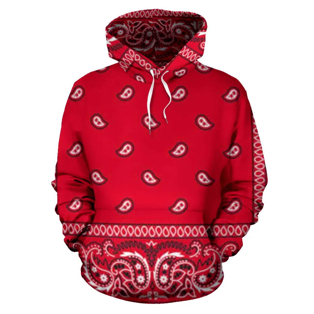 Red Bloods Bandana Hoodie