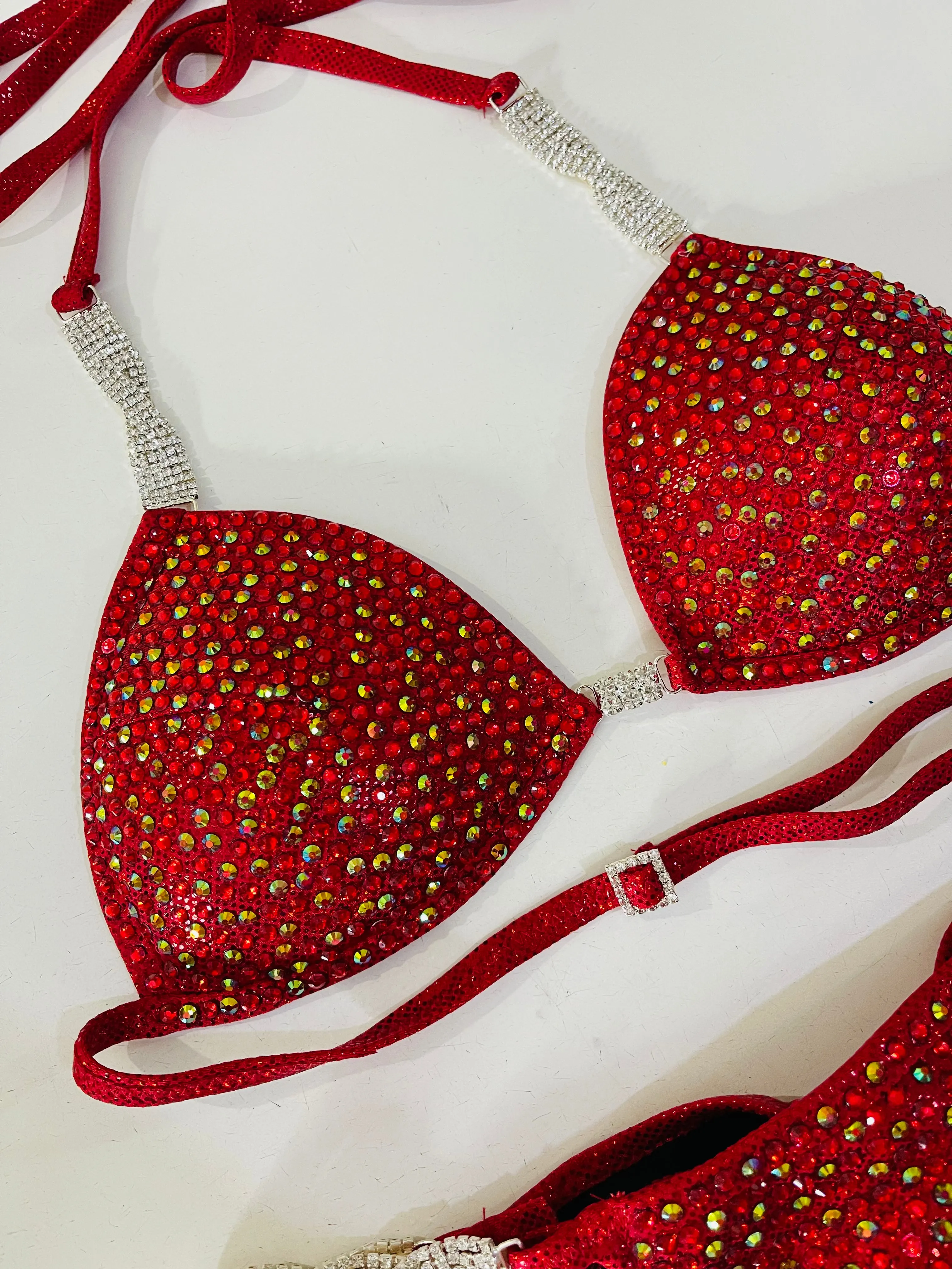 Red Competition bikini