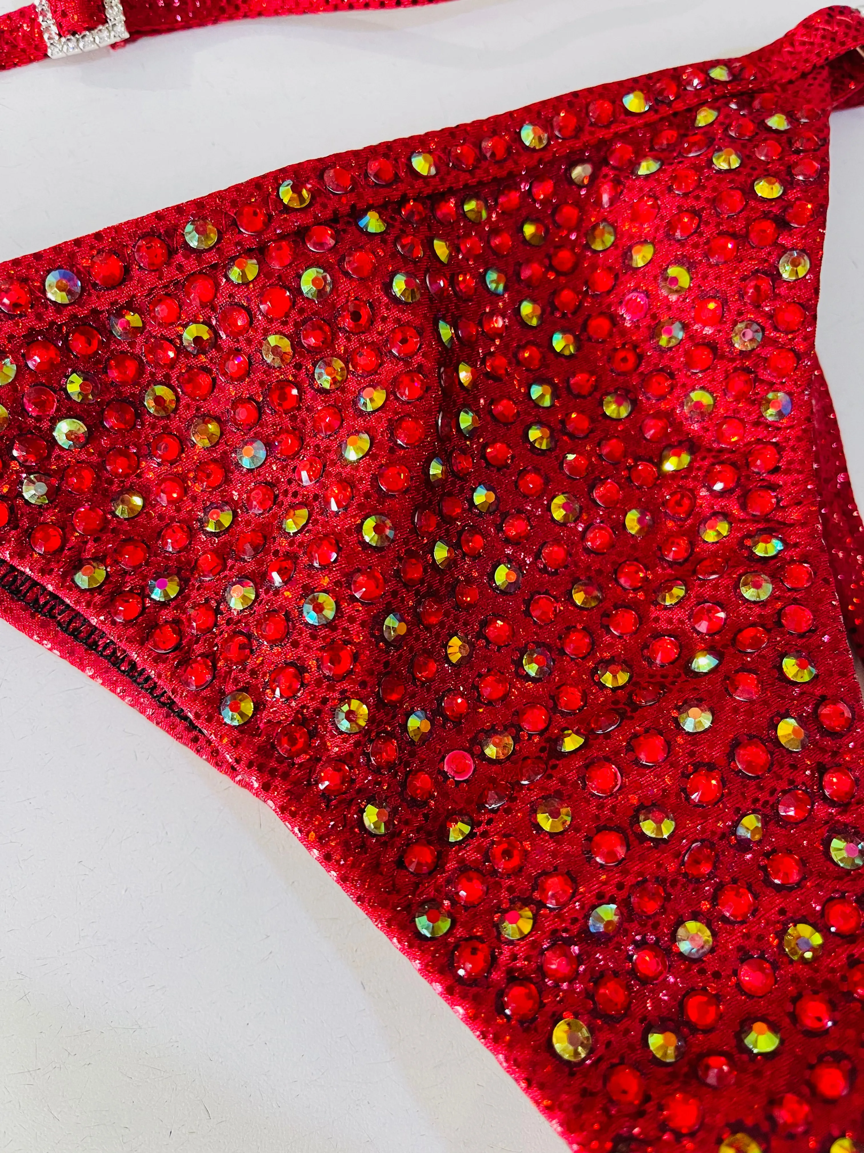 Red Competition bikini