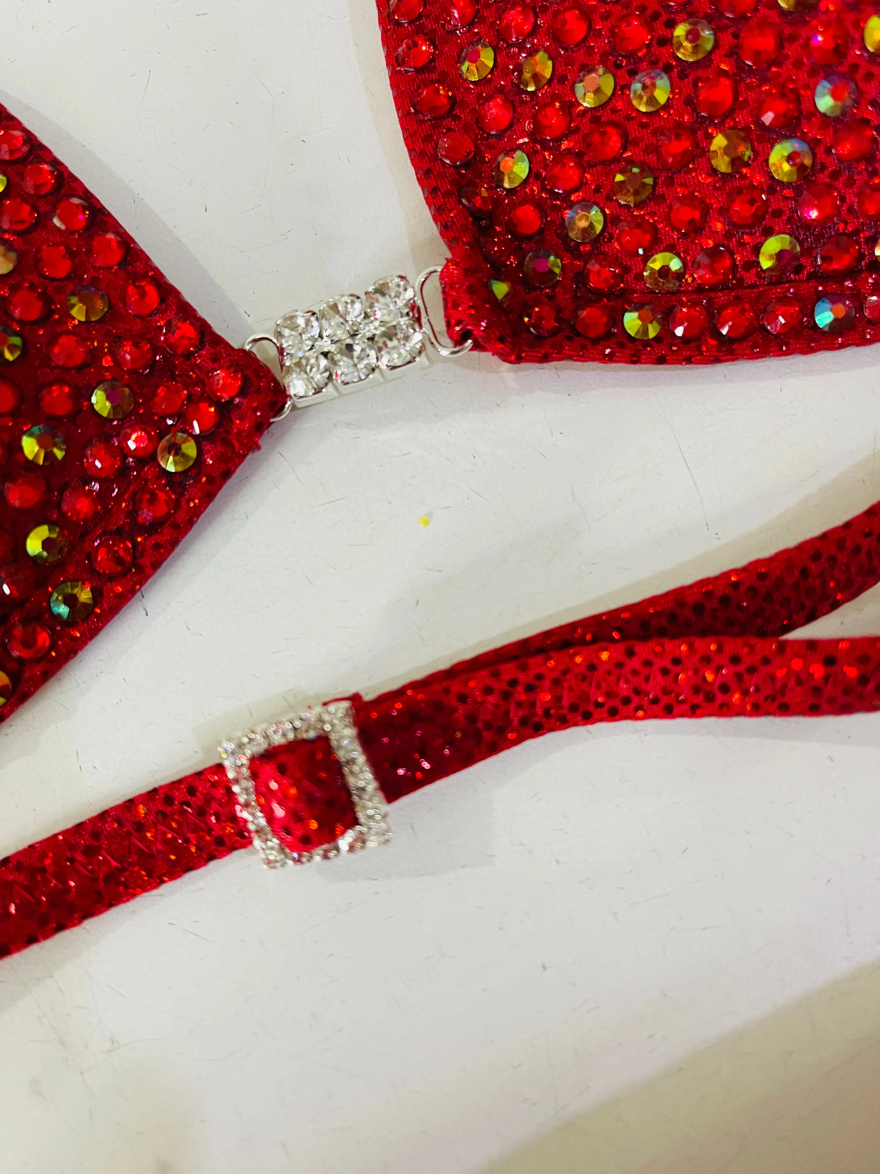 Red Competition bikini