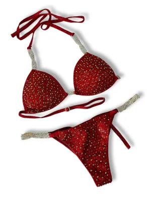 Red Competition bikini