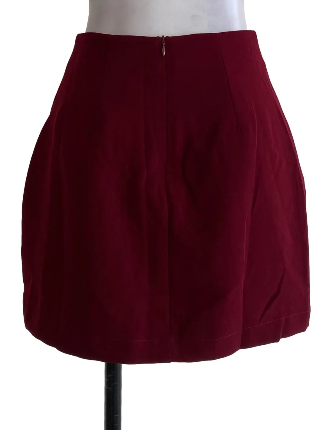 Red Overlapped Skorts