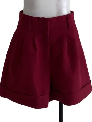 Red Plain Shorts TTR