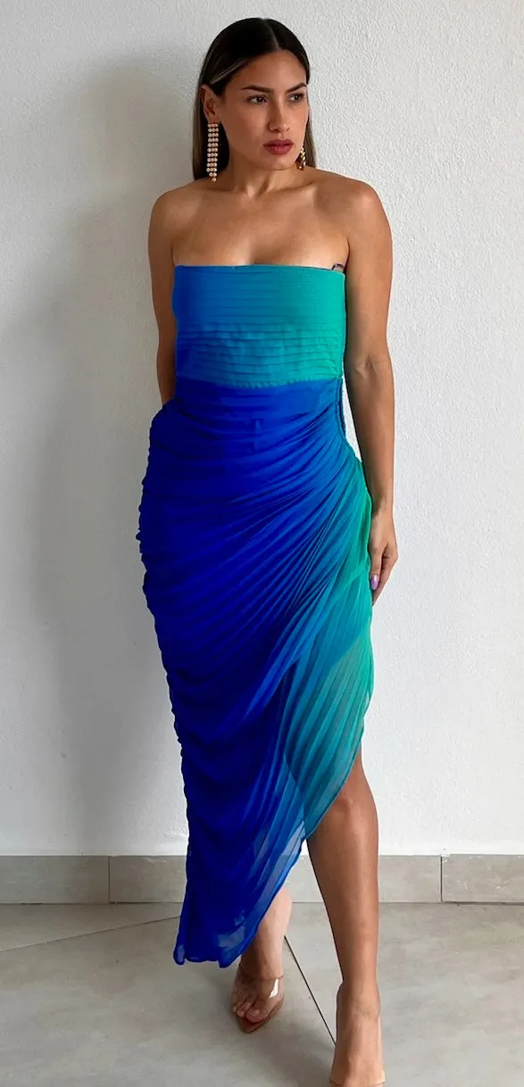 Resort & Style Ombré Midi Dress
