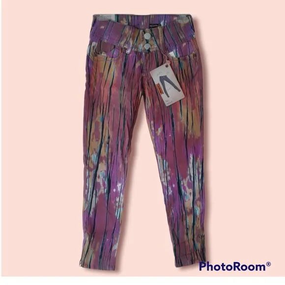 RETRO FUNKY JEANS| VINTAGE JEANS|ANKLE CROP JEANS