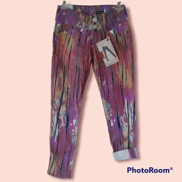 RETRO FUNKY JEANS| VINTAGE JEANS|ANKLE CROP JEANS
