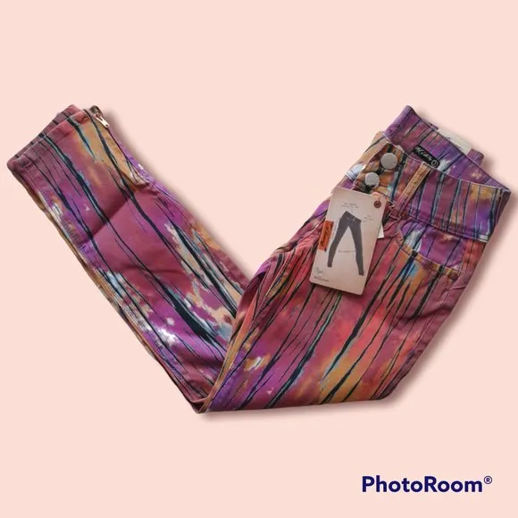 RETRO FUNKY JEANS| VINTAGE JEANS|ANKLE CROP JEANS