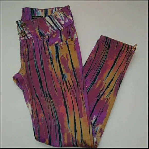 RETRO FUNKY JEANS| VINTAGE JEANS|ANKLE CROP JEANS