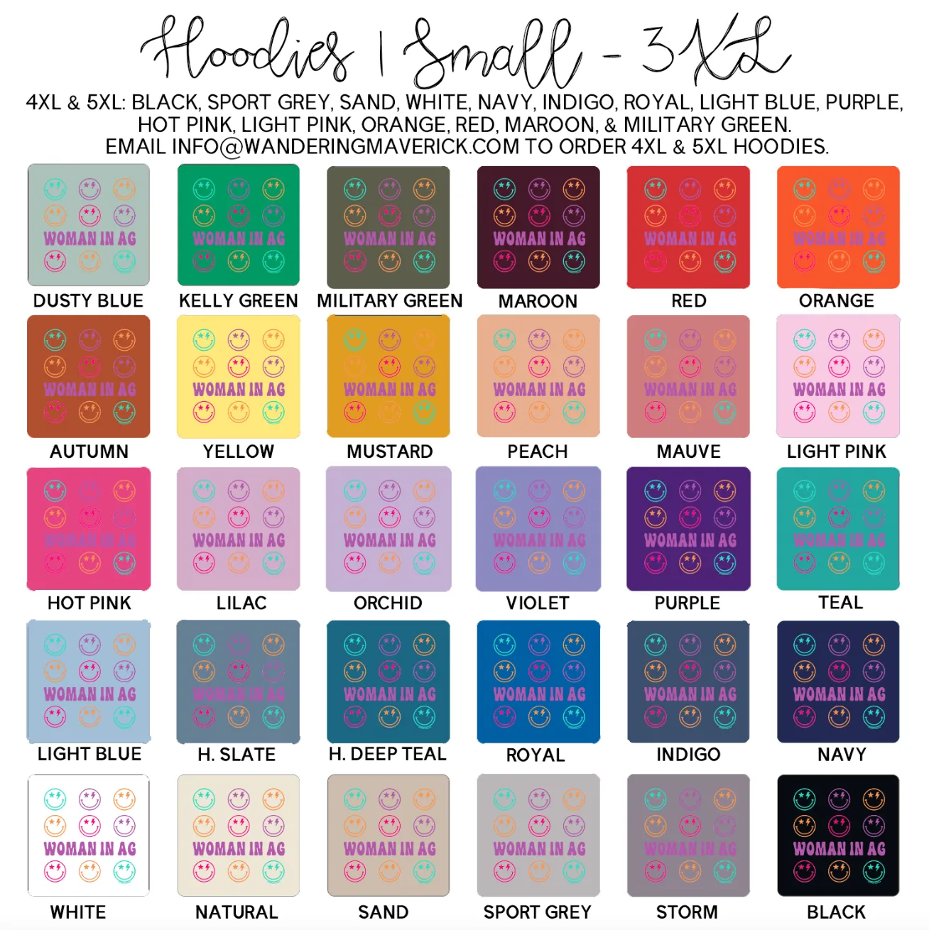 Retro Smile Woman In Ag Hoodie (S-3XL) Unisex - Multiple Colors!